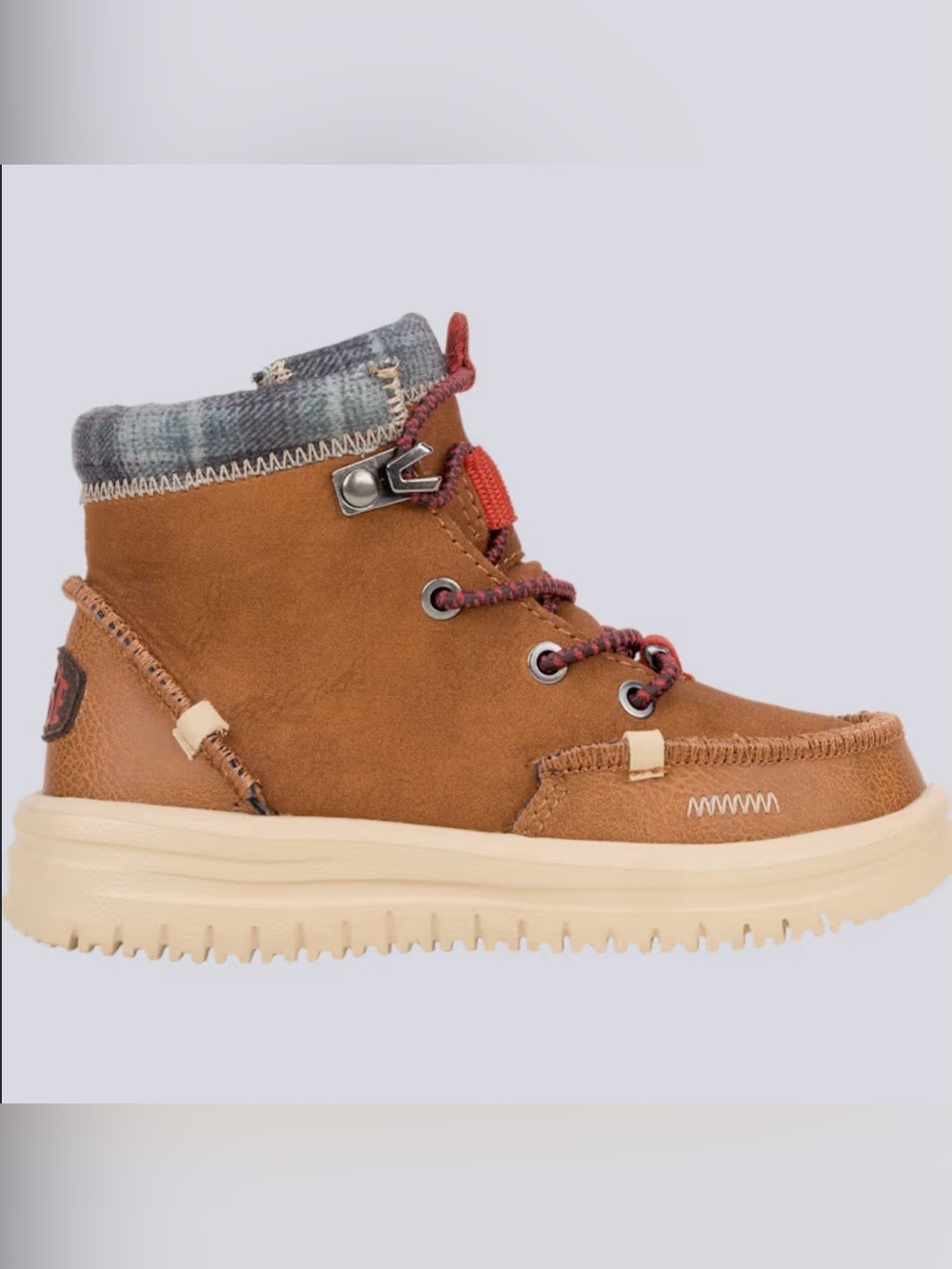 Hey Dude Bradley Casual Classic Boot kids Size 3 Brown